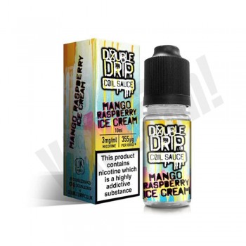 Double Drip 70/30 - Mango Raspberry Ice Cream - 10ml