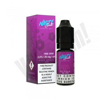 Nasty Juice Nic Salt 50/50 - ASAP Grape 10ml