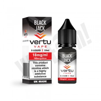 Vertu Vape 50/50 - Black Jack - 10ml