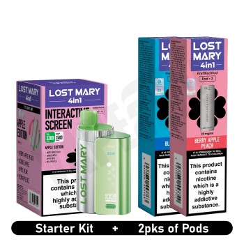 Lost Mary 4 in 1 Pod Kit + 2 Pks of Pods