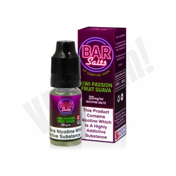 Bar Salt -  Kiwi Passion Fruit Guava - 10ml