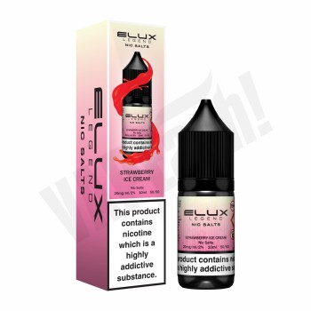 Elux Nic Salt - Strawberry Ice Cream - 10ml