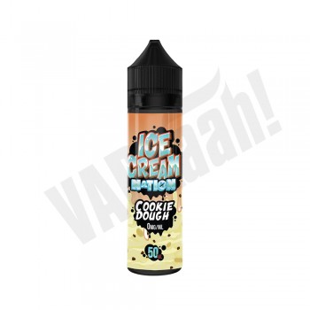 Ice Cream Nation Short-Fill - Cookie Dough 0mg 50ml