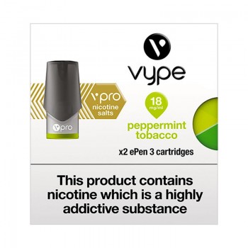 Vype ePen 3 vPRO Peppermint Tobacco Cartridges